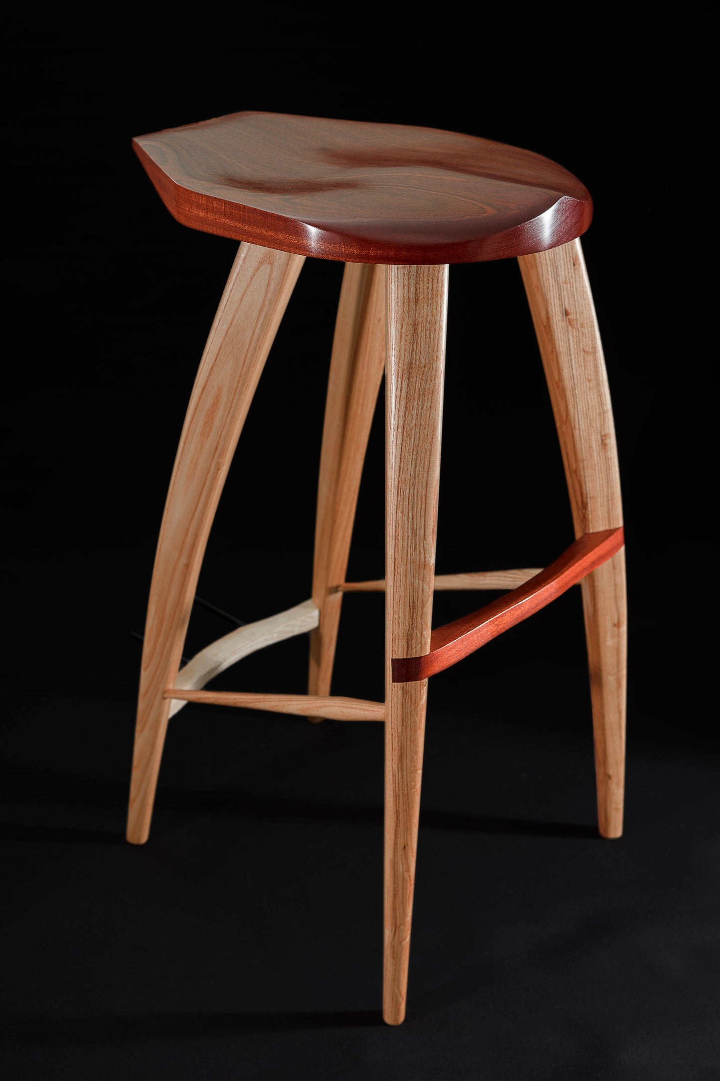 Guitar stool / stand hand carved by M-ski