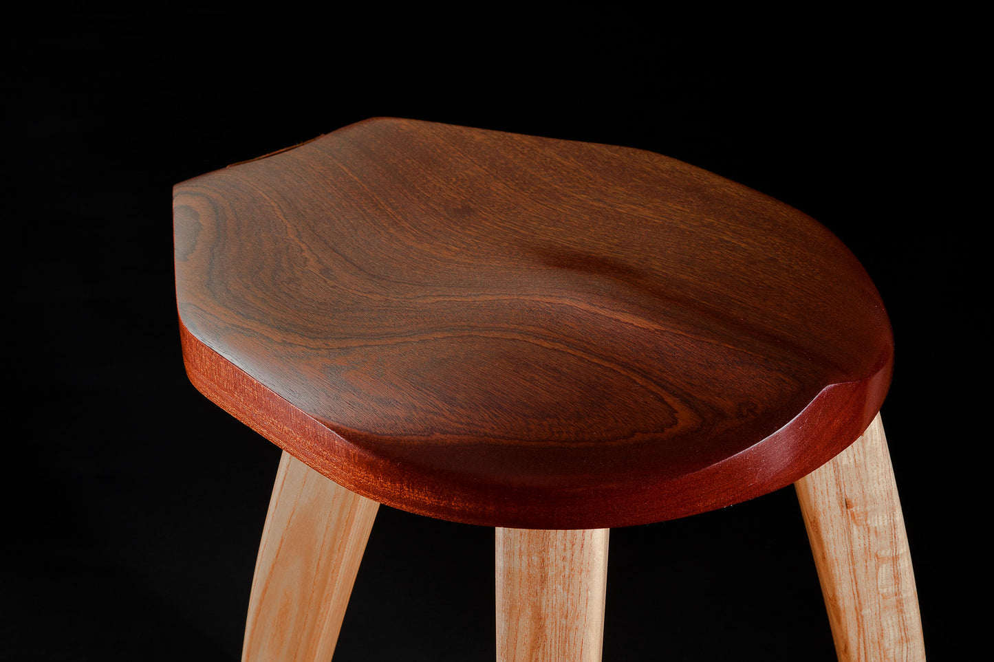 Guitar stool / stand hand carved by M-ski