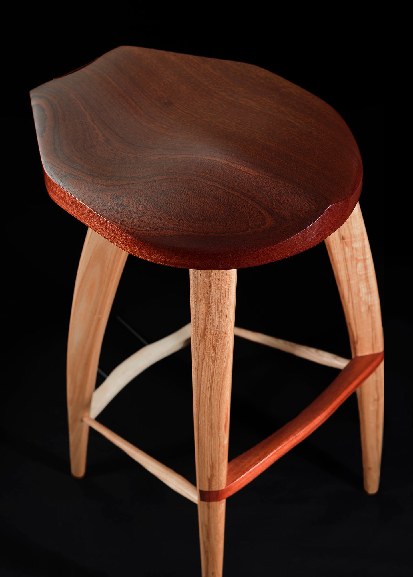 Guitar stool / stand hand carved by M-ski