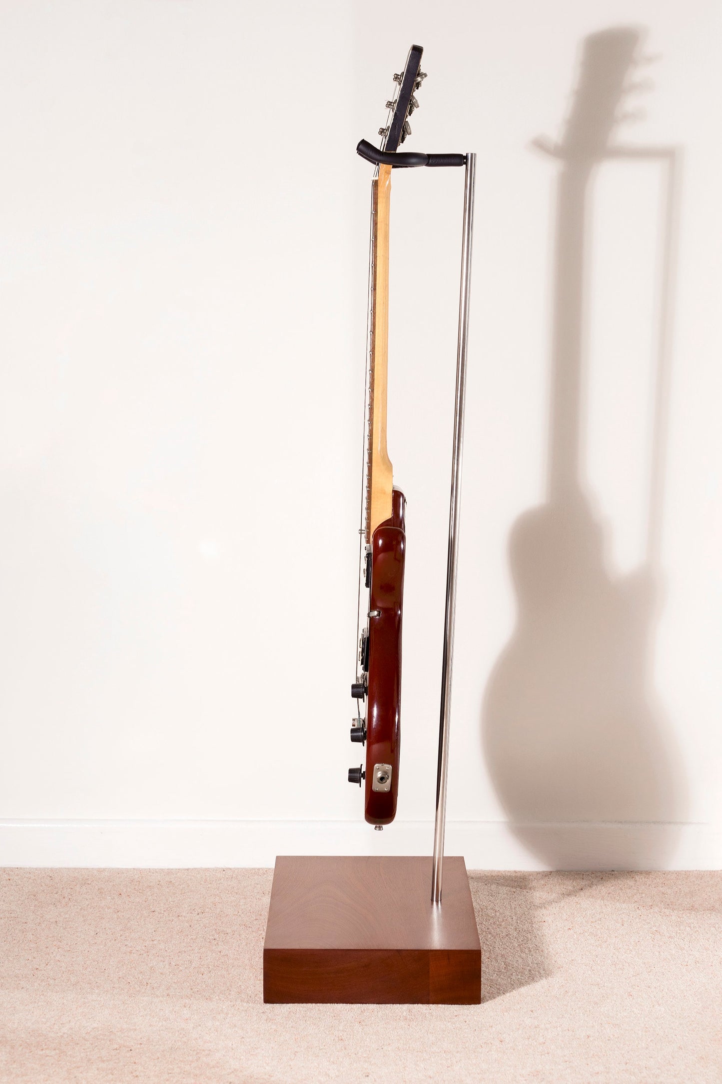 Mahogany Guitar / Bass stand - Cubic - by M-ski