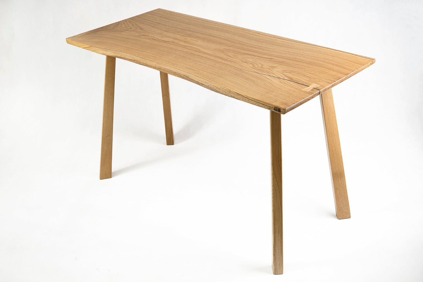 Live-edge, natural oak desk / table by M-ski