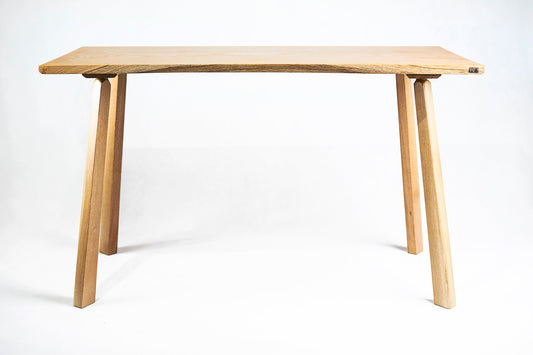 Live-edge, natural oak desk / table by M-ski