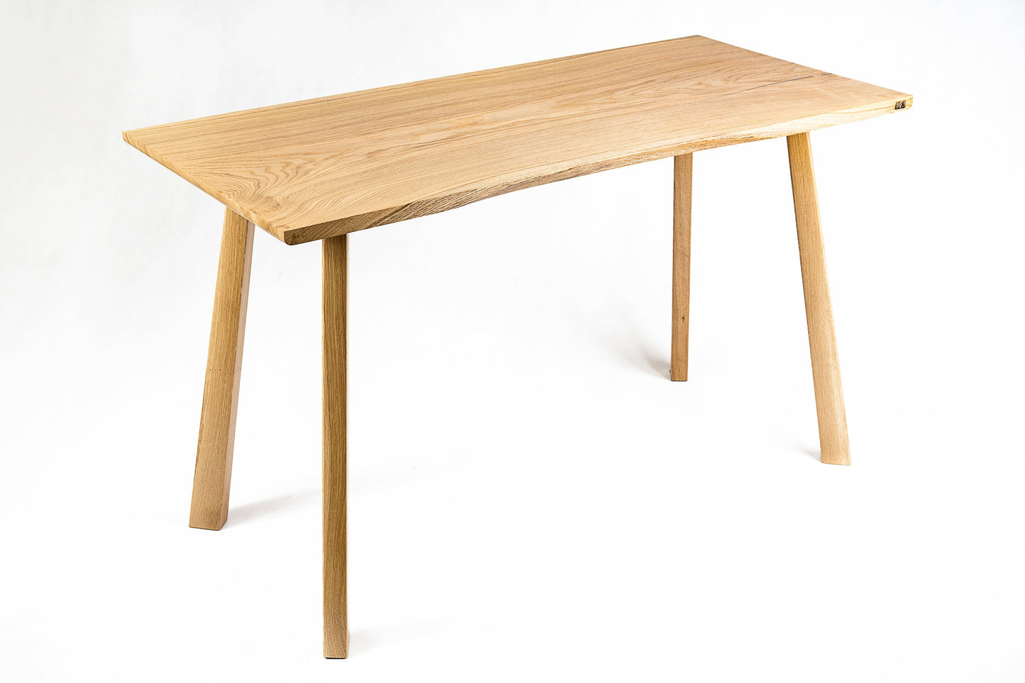 Live-edge, natural oak desk / table by M-ski